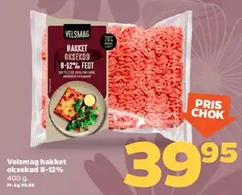 Netto Velsmag hakket oksekød 8-12% fedt tilbud