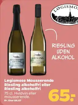 Netto Legismose Mousserende / Riesling alkoholfri tilbud