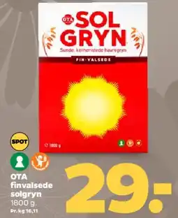 Netto SolGryn / finvalsede solgryn tilbud