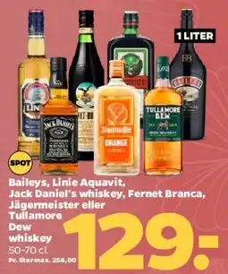 Netto Udvalgte spiritusmærker (Baileys, Jack Daniel's m.fl.) tilbud