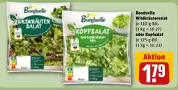 REWE DE Bonduelle Wildkräutersalat oder Kopfsalat tilbud