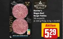 REWE DE Butcher's Wagyu Beef Burger Patties tilbud