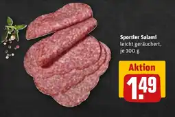 REWE DE Sportler Salami tilbud