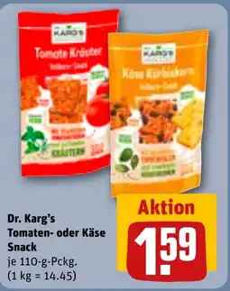 REWE DE Dr. Karg's Tomaten- oder Käse tilbud