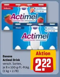 REWE DE Danone Actimel Drink tilbud