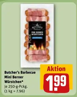 REWE DE Butcher's Barbecue Mini Berner Würstchen tilbud