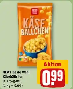 REWE DE REWE Beste Wahl Käsebällchen tilbud