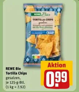 REWE DE REWE Bio Tortilla Chips tilbud
