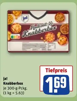 REWE DE Ja! Knabberbox tilbud