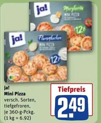 REWE DE Ja! Mini Pizza tilbud