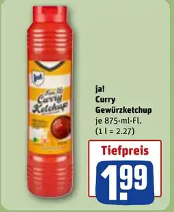 REWE DE Ja! Curry Gewürzketchup tilbud