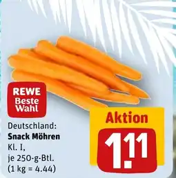 REWE DE Snack Möhren tilbud