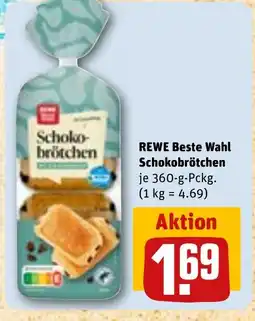 REWE DE REWE Beste Wahl Schokobrötchen tilbud