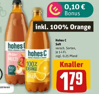 REWE DE Hohes C Saft tilbud