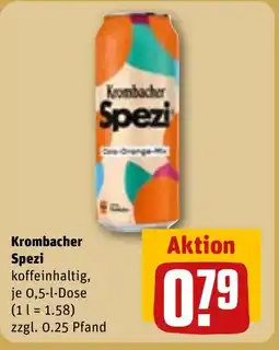 REWE DE Krombacher Spezi tilbud