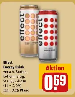 REWE DE Effect Energy Drink tilbud