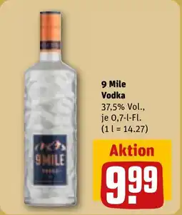 REWE DE 9 Mile Vodka tilbud