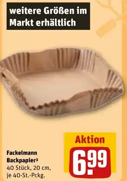 REWE DE Fackelmann Backpapier tilbud