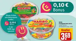 REWE DE Haribo Fruchtgummi oder Lakritz tilbud