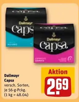 REWE DE Dallmayr Capsa tilbud