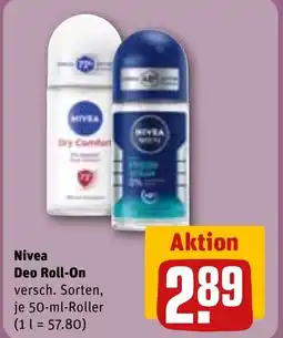 REWE DE Nivea Deo Roll-On tilbud