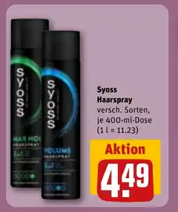 REWE DE Syoss Haarspray tilbud