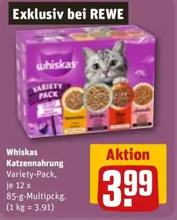 REWE DE Whiskas Katzennahrung tilbud