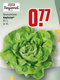 REWE DE Kopfsalat tilbud