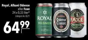 Royal, Albani Odense eller Faxe