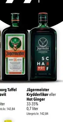 Citti Jägermeister Krydderlikør eller Hot Ginger tilbud