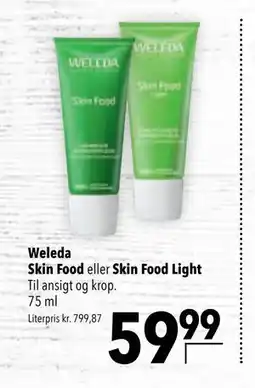 Citti Weleda Skin Food eller Skin Food Light tilbud