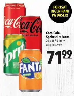Citti Coca-Cola, Sprite eller Fanta tilbud