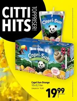 Citti Capri-Sun Orange tilbud