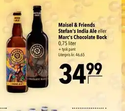 Citti Maisel & Friends Stefan's India Ale eller Marc's Chocolate Bock tilbud
