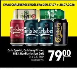 Citti Carls Special, Carlsberg Pilsner, 1883, Nordic eller Sort Guld tilbud
