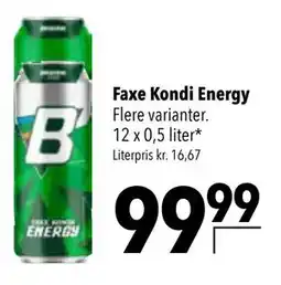 Citti Faxe Kondi Energy tilbud