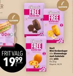 Citti Bauli Mini-ferskenkager eller Blommekage med chokolade eller æble tilbud