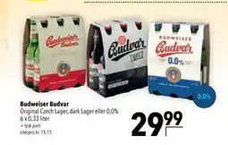 Citti Budweiser Budvar tilbud