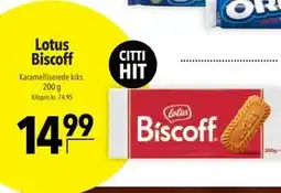 Citti Lotus Biscoff tilbud