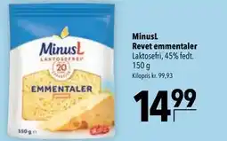 Citti MinusL Revet emmentaler tilbud