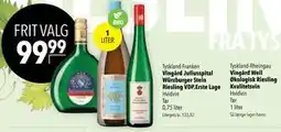 Citti Vingård Weil Økologisk Riesling Kvalitetsvin tilbud