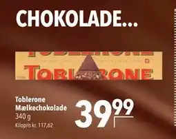 Citti Toblerone Mælkechokolade tilbud