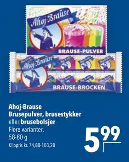 Citti Ahoj-Brause Brusepulver, brusestykker eller brusebolsjer tilbud