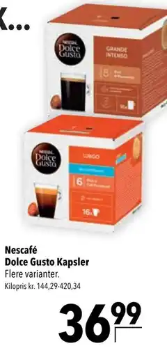 Citti Nescafé Dolce Gusto Kapsler tilbud