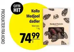 Citti KoRo Medjool dadler tilbud