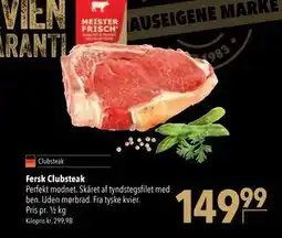 Citti Fersk Clubsteak tilbud