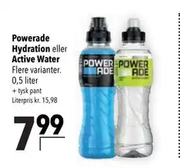 Citti Powerade Hydration eller Active Water tilbud