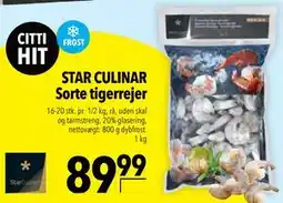 Citti STAR CULINAR Sorte tigerrejer tilbud