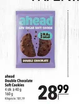 Citti ahead Double Chocolate Soft Cookies tilbud