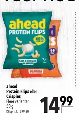 Citti ahead Protein Flips eller Crispies tilbud